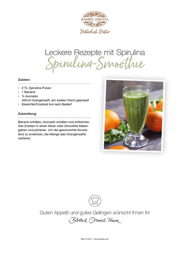 SpirulinaRezeptSmoothie PDF