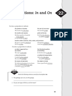 Prepositions (In and On)