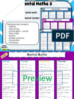 Mental Maths Grade 2 V3 Preview