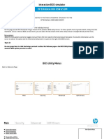 HP Elitedesk 800 65W G5 DM: Interactive Bios Simulator