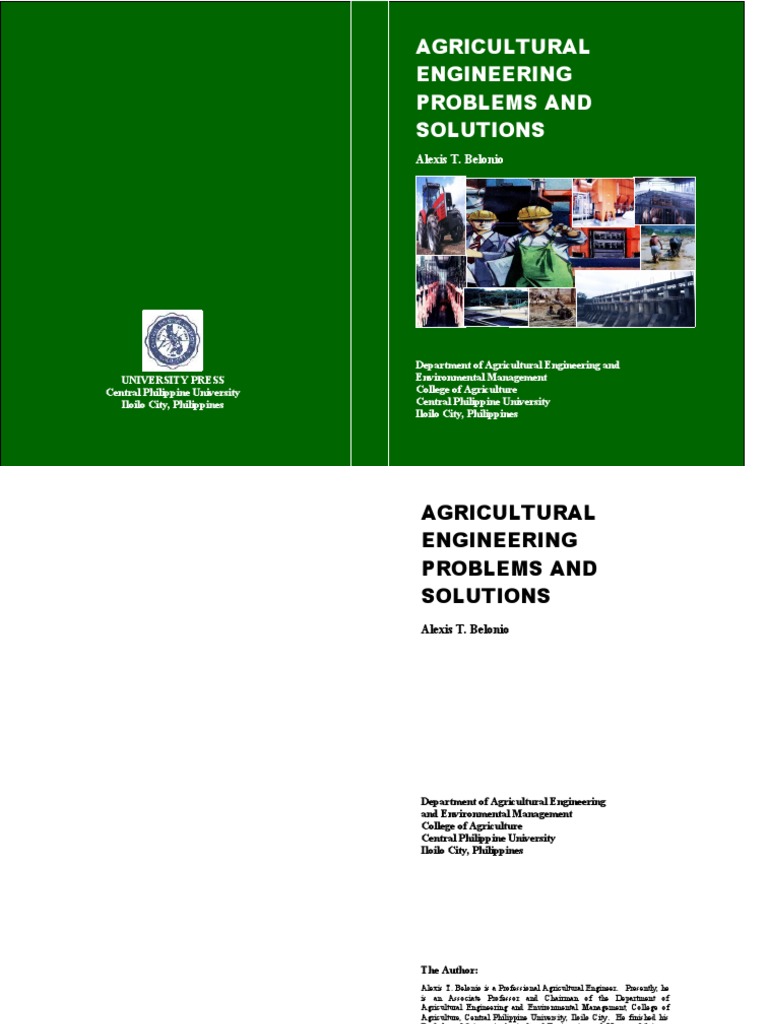 Agricultural Engineering Problems and Solutions | PDF
