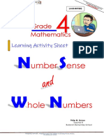 Mathematics Grade: N S W N