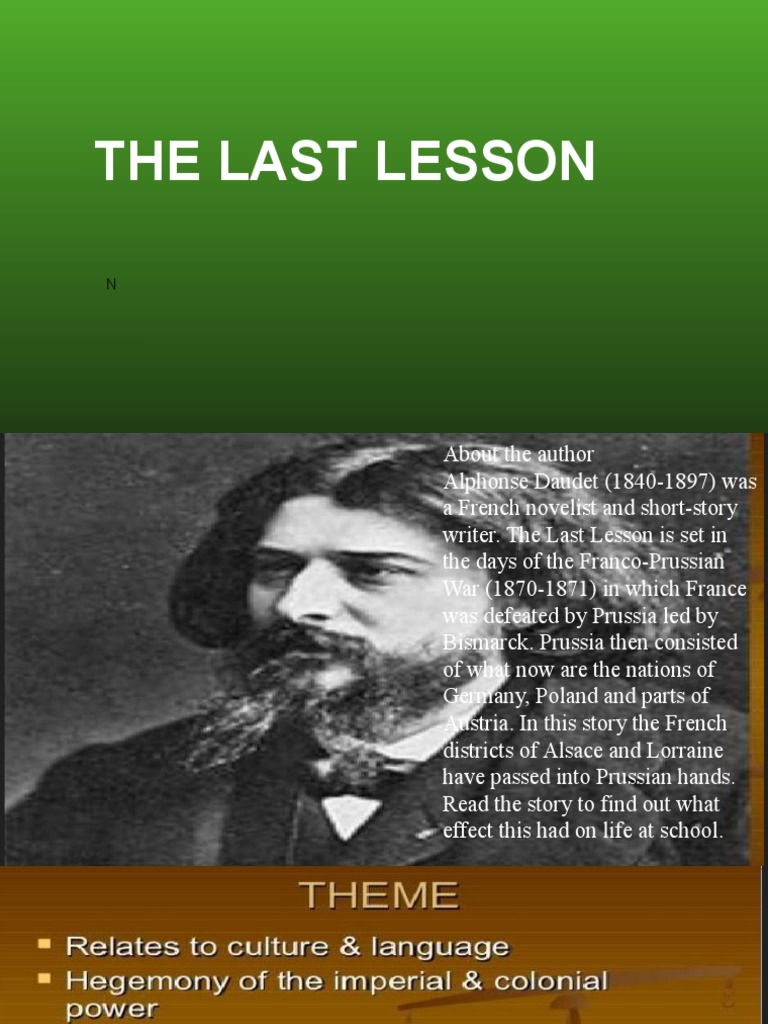 The Last Lesson | PDF