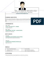 Cerdena Joseph Ryan CV