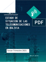 Boletín Estado de Situación de Las Telecomunicaciones Tercer Trimestre 2021