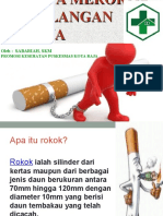 Bahaya Rokok Promkes 2023
