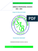 Plan de Desarrollo Profesional Docente 2021 - 2025