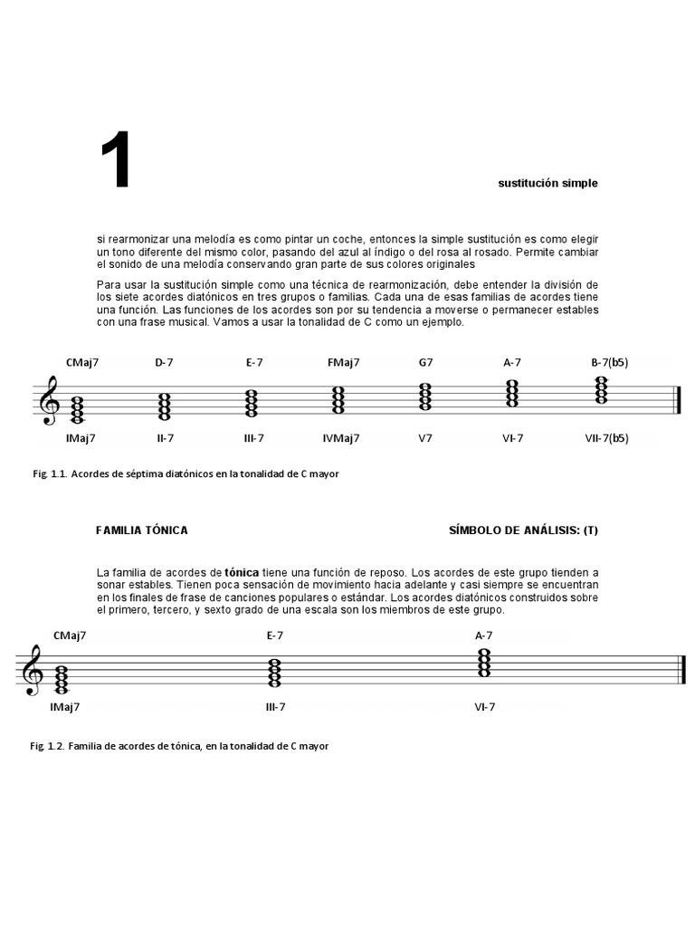 Rearmonización: Sustitución Simple en Jazz | PDF