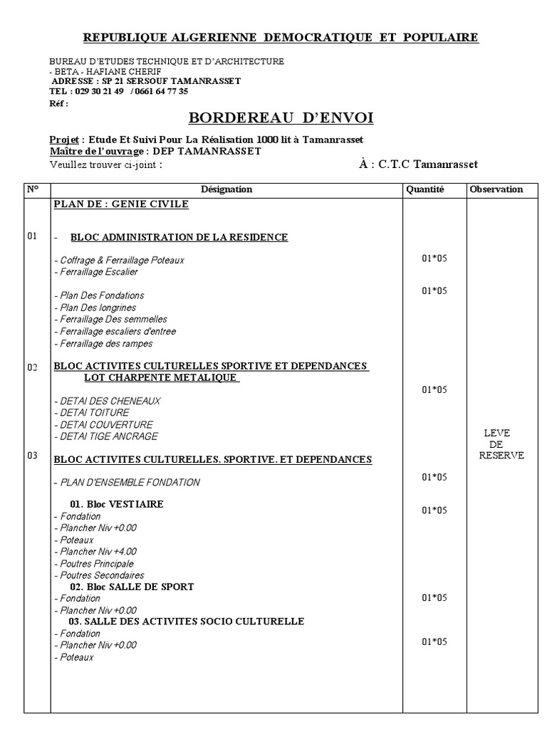 bordereau-d-envoi-geni-e-civil-vers-ctc1000-01-pdf-ing-nierie-des