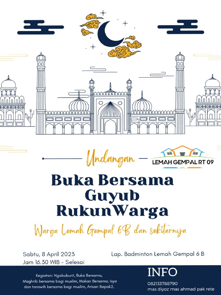 Proposal Buka Bersama | PDF