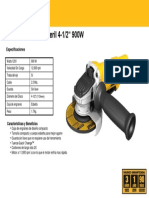 Ficha Tecnica Pulidora Dewalt DWE4120