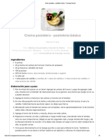 Crema Pastelera - Pastelería Básica - Cravings Journal