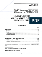 FM 21-16 UXO Procedures