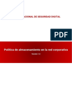 PO27 - Política de Almacenamiento en La Red Corporativa PDF