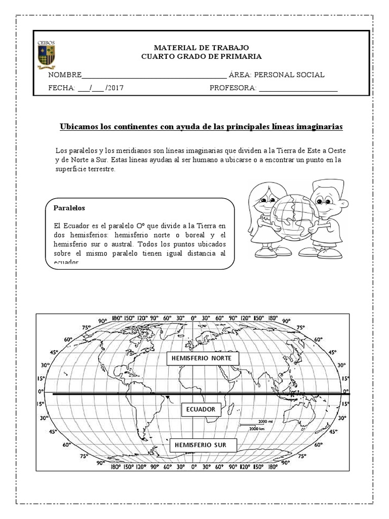 Fichas de Trabajo de Personal Social | PDF | Ecuador | Perú