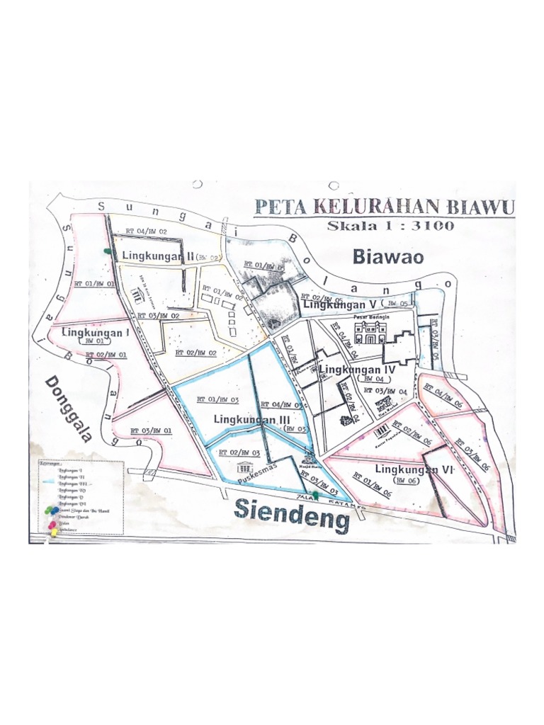 Peta Kelurahan Biawu | PDF