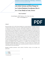 Use of Solar Photovoltaic Systems and Heat Pumps For Achieving Net-Zero Carbon Emission Greenhouses Due To Energy Use: A Case Study in Crete, Greece