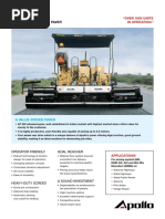 AP 550 Asphalt Paver Sell Sheet MSS-1172-02-EN