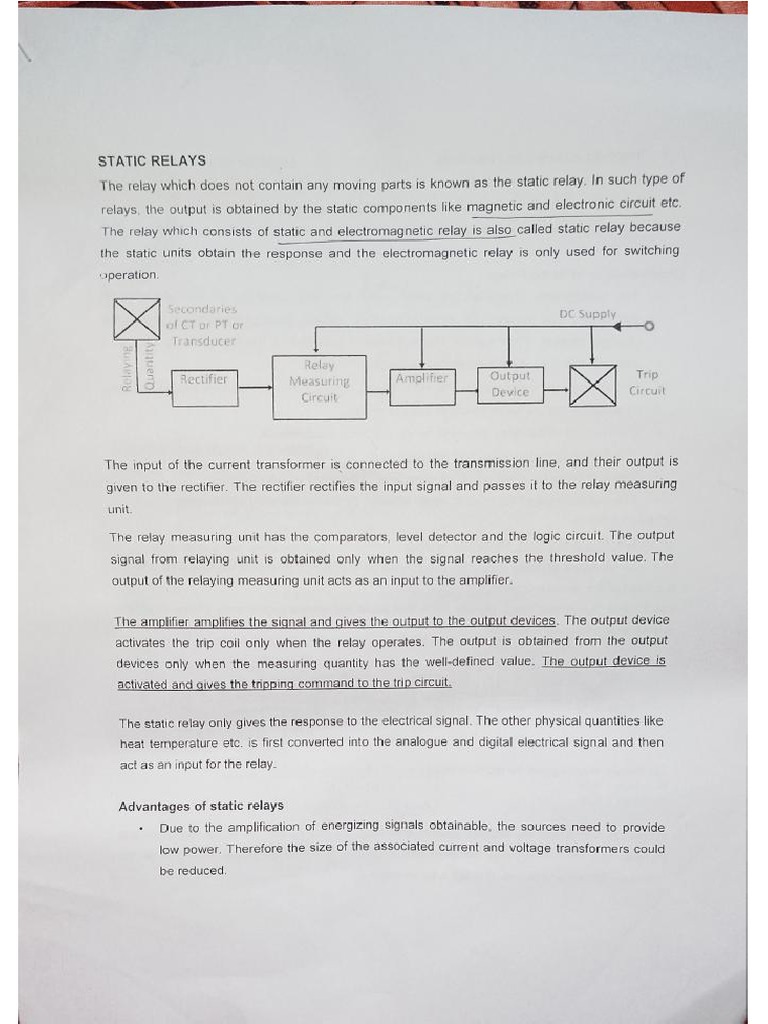 Static Relay Pdf