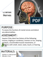 Assessment of Cranial Nerves