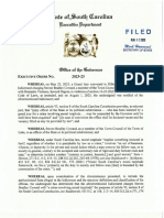 2023-08-02 FILED Executive Order No. 2023-23 - Suspending Member of Latta Town Council