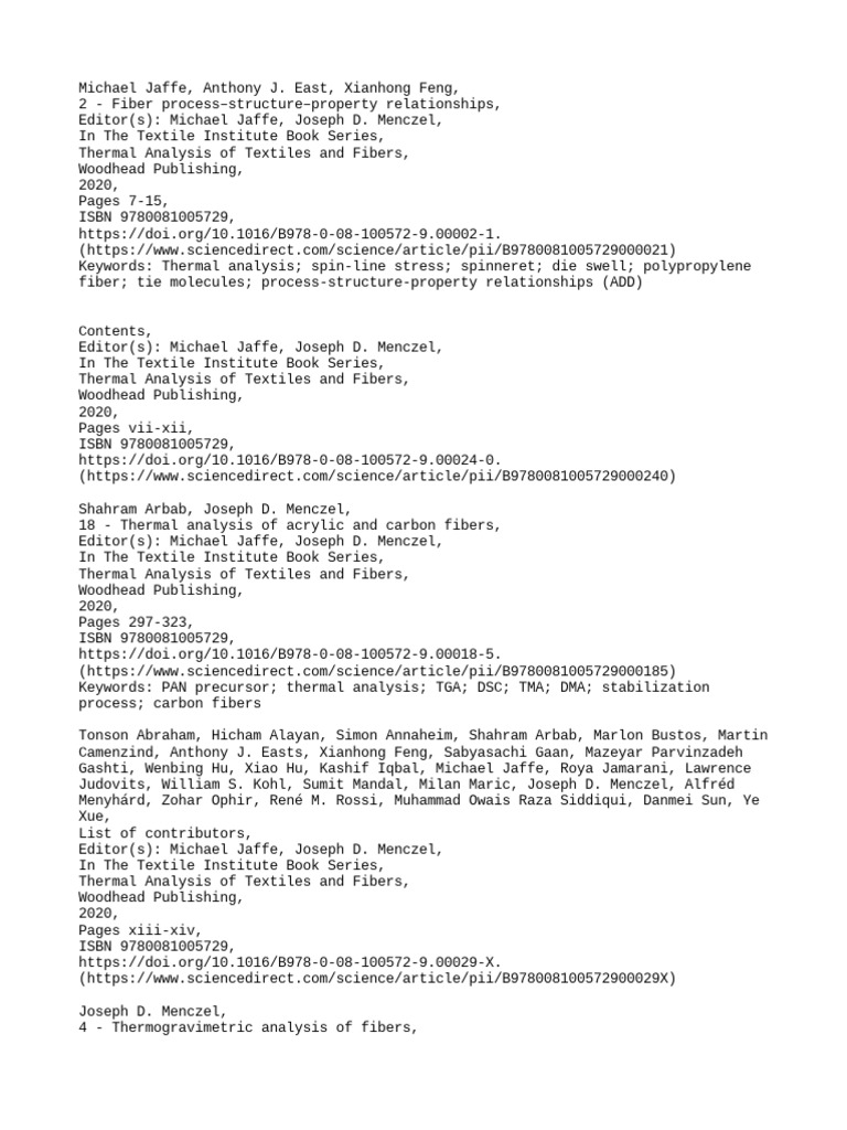 ScienceDirect Citations 1690959956805 PDF Thermal Analysis