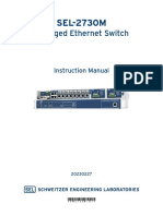 SEL-2730M: Managed Ethernet Switch
