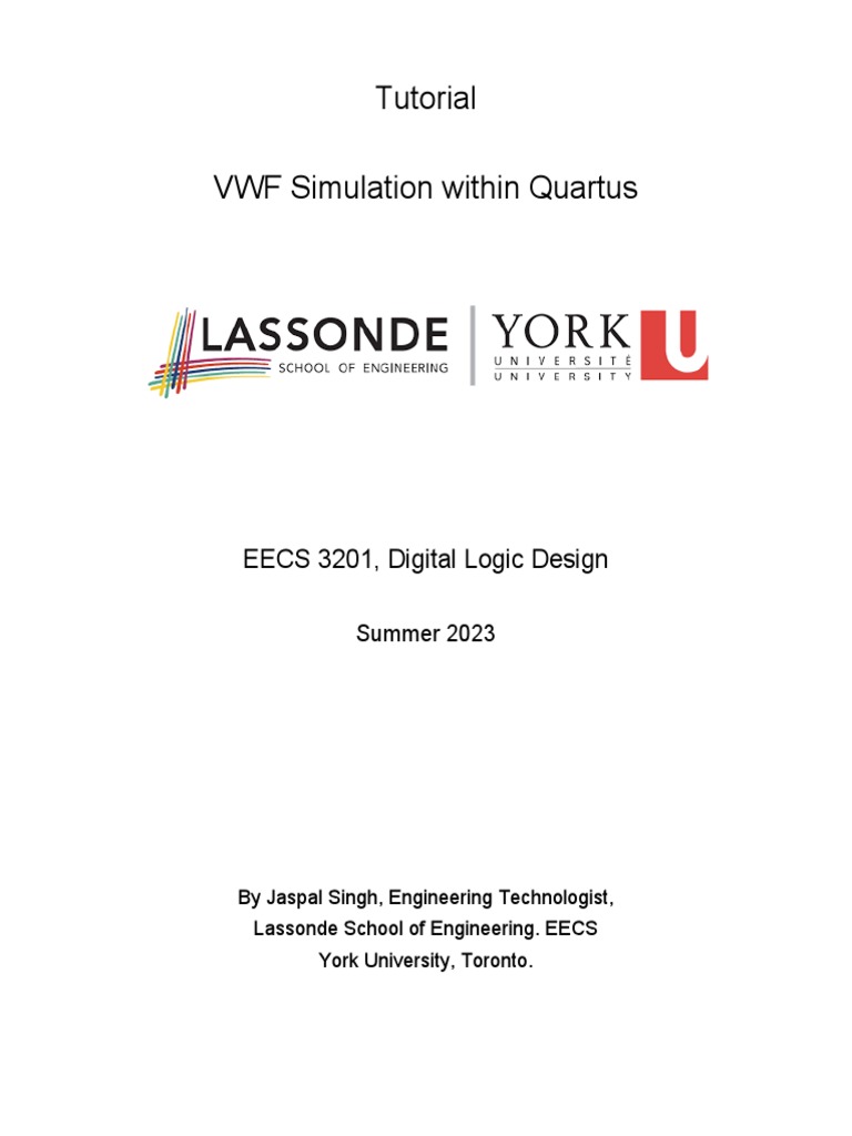 Set End Time in Quartus VWF Editor | PDF | Simulation | Computer ...