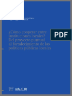 Como Cooperar Entre Instituciones Locales