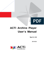 Archive Player User Manual v2.1.16