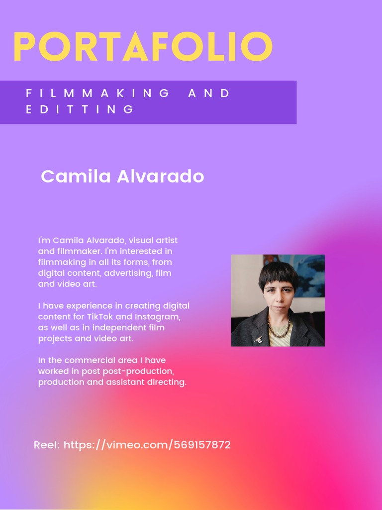 Audiovisual Portfolio ENG | PDF