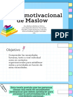 Teoría Maslow 