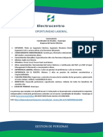 Oportunidad Empleos Electrocentro 1