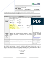 Plan de mejoramiento 1p Matemáticas - 10°