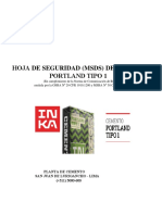 MSDS Cemento Inka Portland 1