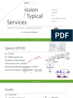 7p4 Transmission Rates of Typical Services