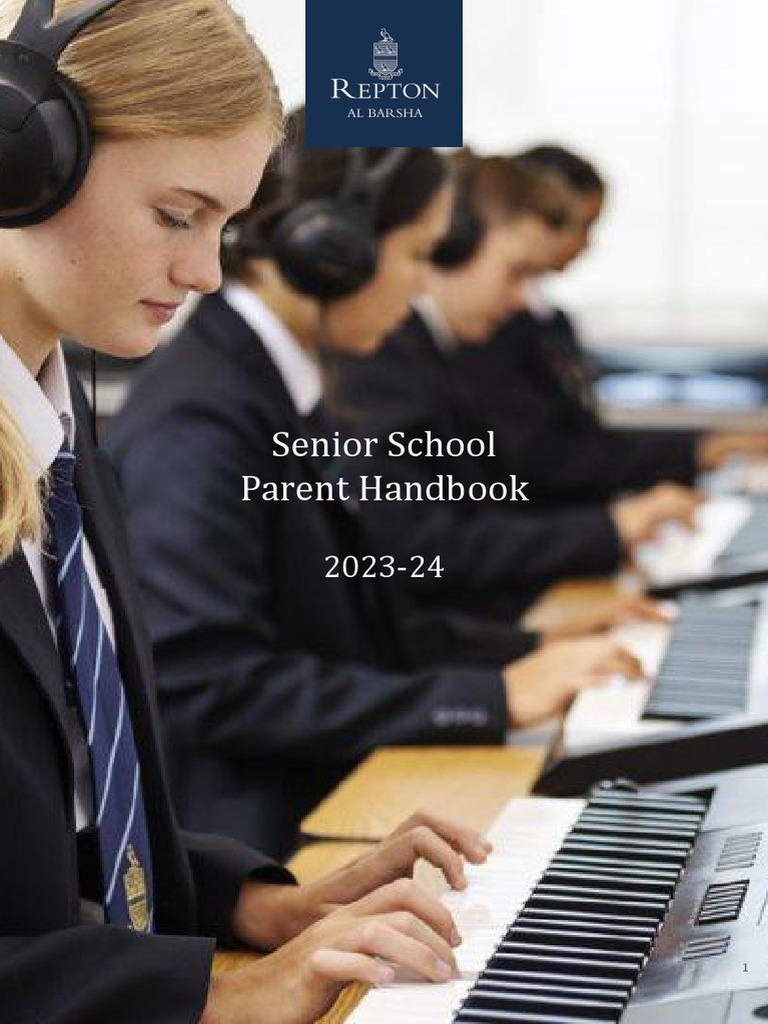Repton Al Barsha Senior School Parent Handbook 202324 PDF