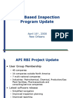 Risk Based Inspection April 16th, 2008 New Orleans