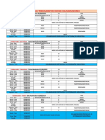 Conograma de Treinamentos Novos Colaboradores