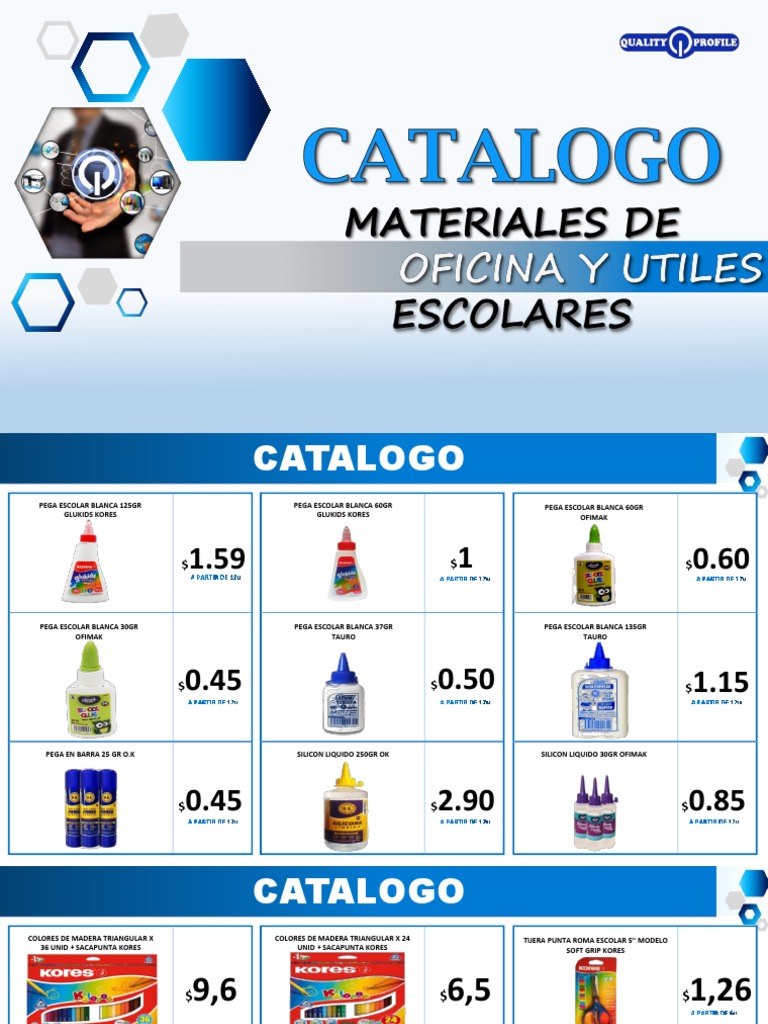 Catalogo Material de Oficina y Utiles Escolares 2023 | PDF ...