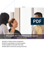 Microsoft AI Cloud Partner Program Benefits Guide