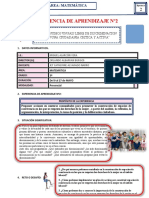 3° Experiencia de Aprendizaje Nº2 - Matemática