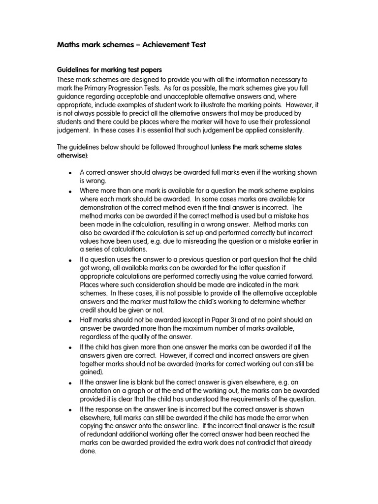 General Instructions Primary Checkpoint 2 PDF Numbers Question