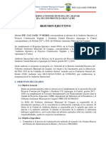 Resumen Ejecutivo INF. UAI. GAMC. N 05-2019