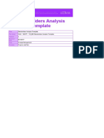 Stakeholder Analysis Template - Aldridge