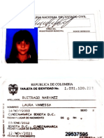 Matricula Vanessa Buitrago Narvaez