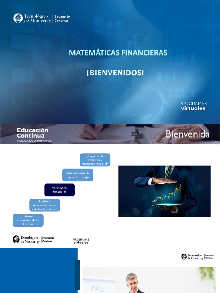 Matemáticas financieras (1) | PDF | Interés | Finanzas Matemáticas