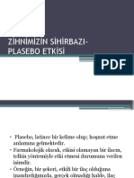 1.7-Zi̇hni̇mi̇zi̇n Si̇hi̇rbazi - Plasebo Etki̇si̇