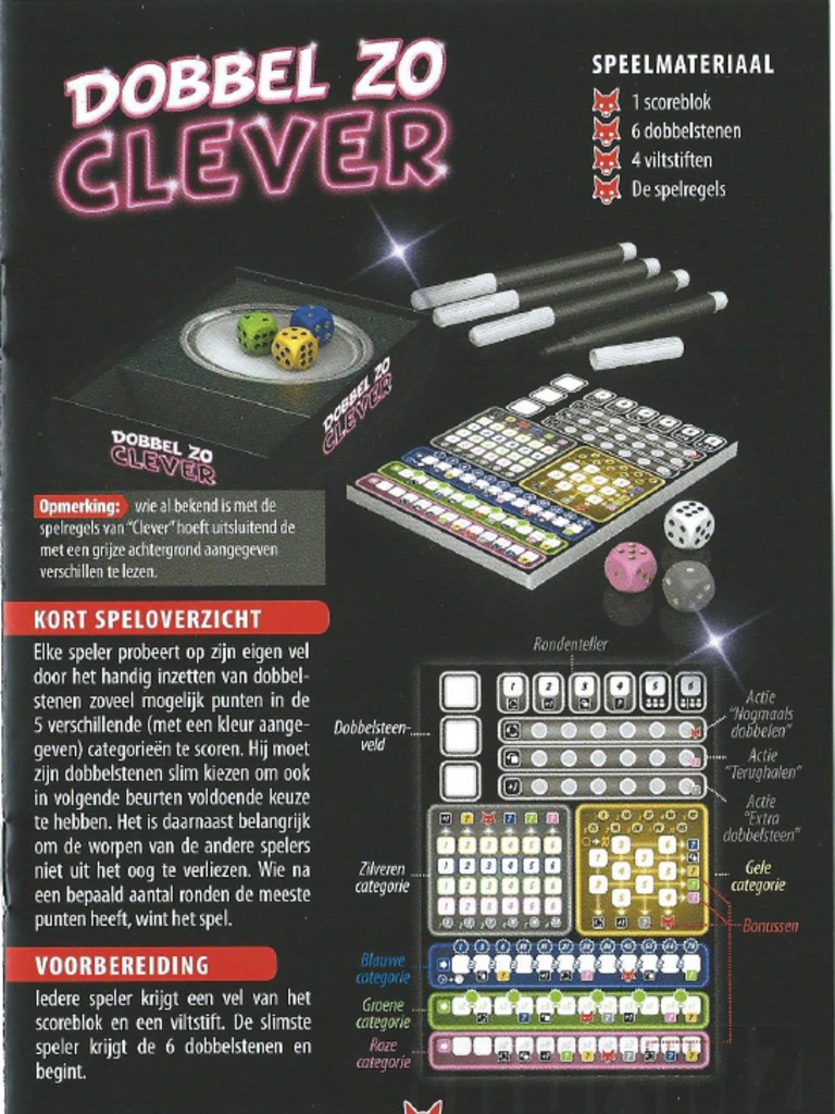 Spelregels Dobbel Zo Clever PDF