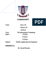 Assignment#2 (Mobile Application Development) - 1